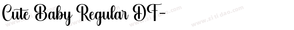 Cute Baby Regular DF字体转换